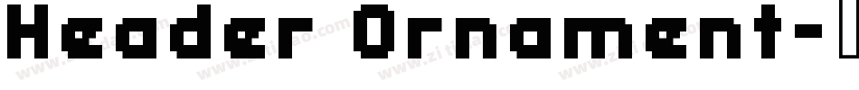 Header Ornament字体转换